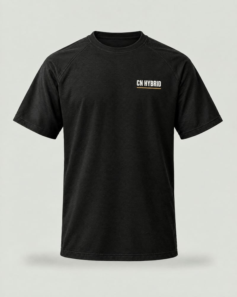Camiseta técnica «Hybrid Tour», color negro, delante