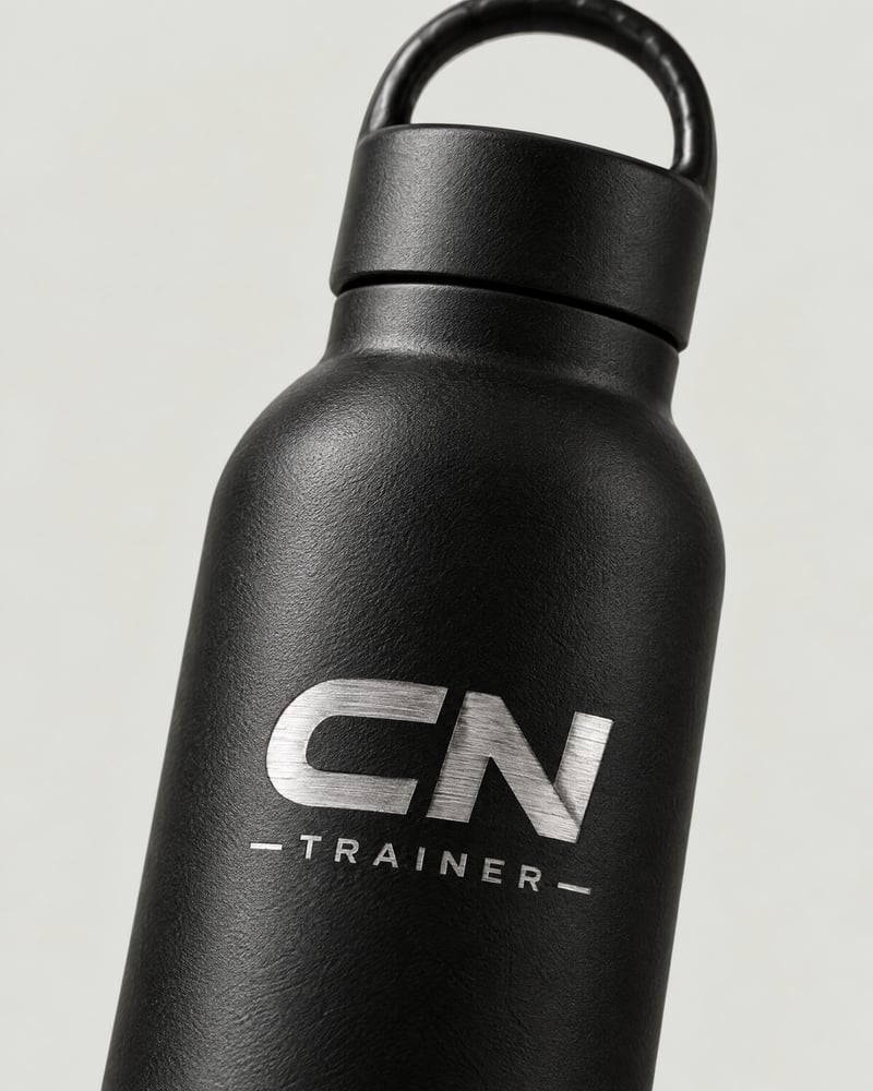 Botella CN 750 ml, detalle del estampado