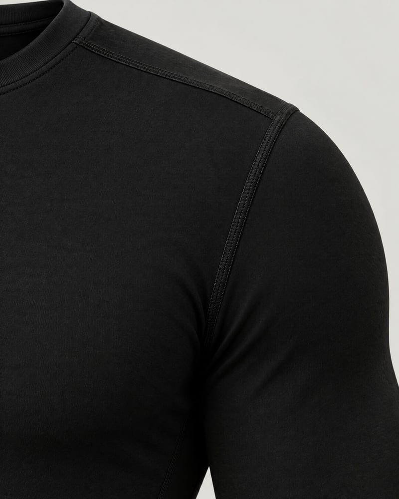 Camiseta de compresión de manga larga, detalle del estampado