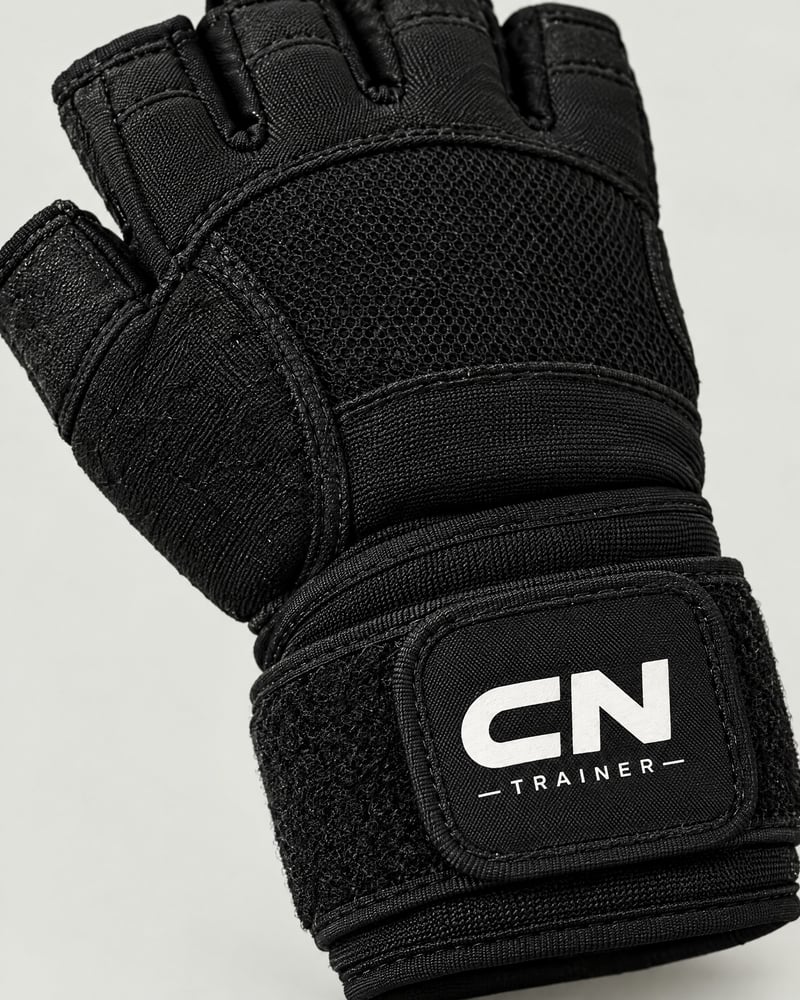 Guantes de entreno CN, detalle del estampado
