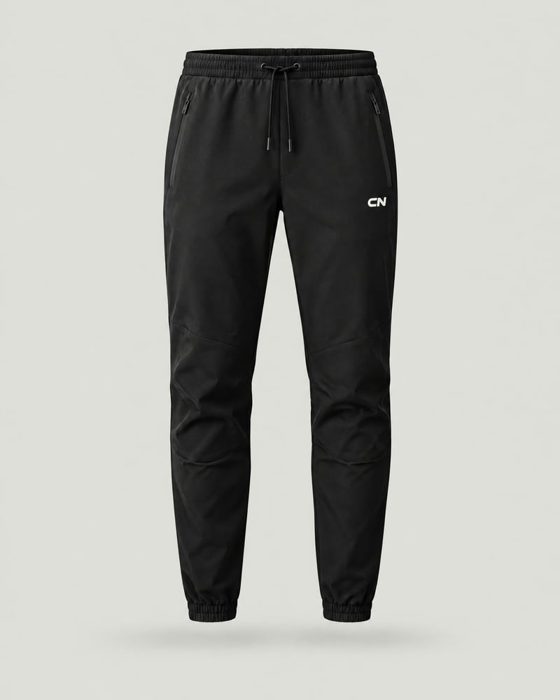 Jogger técnico, color negro, delante