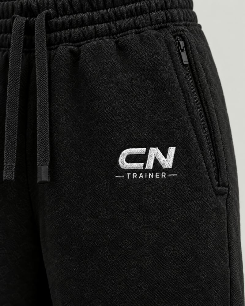 Jogger CN, detalle del estampado