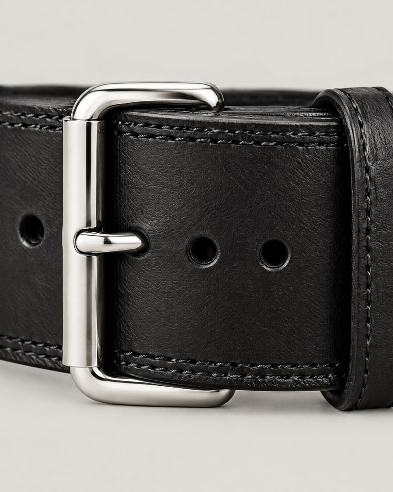 Cinturón de levantamiento, detalle del estampado