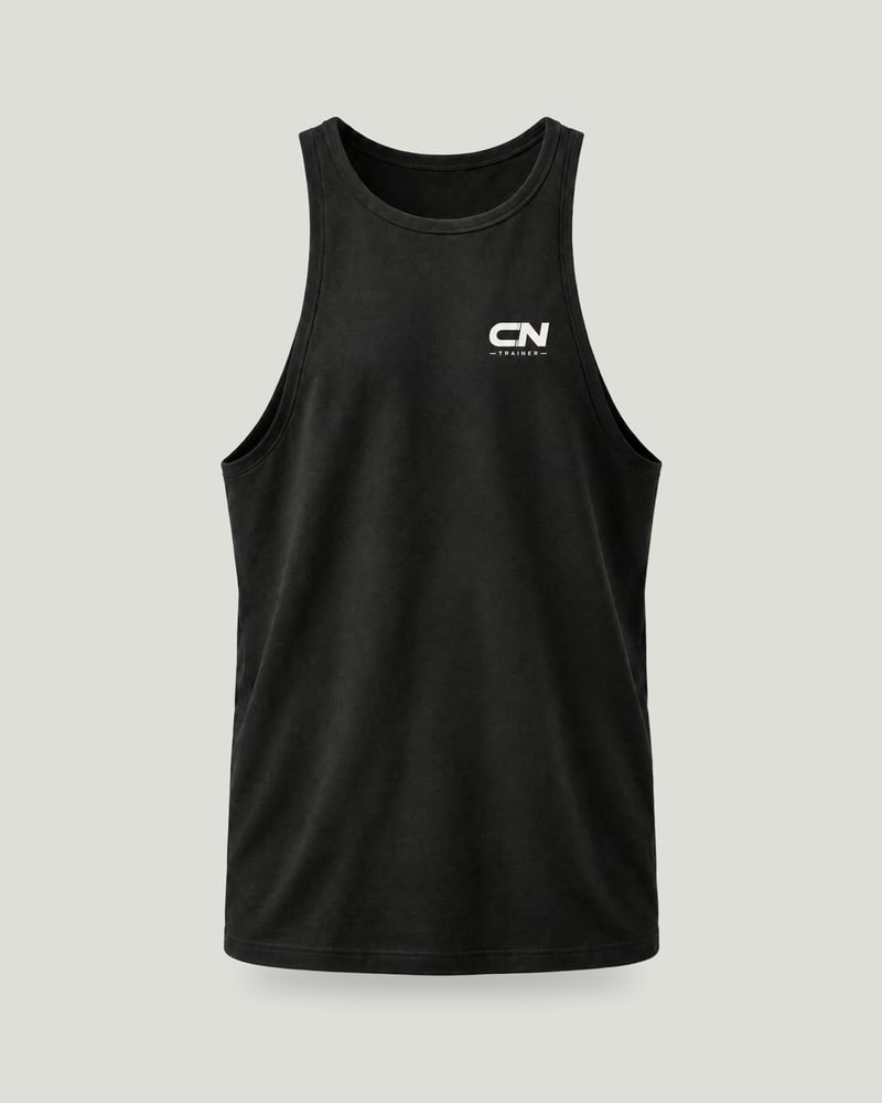 Camiseta de tirantes CN, color negro