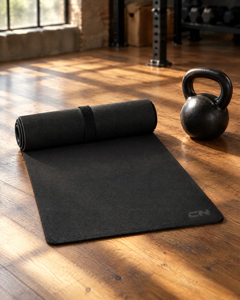 Esterilla de entreno, en la sala