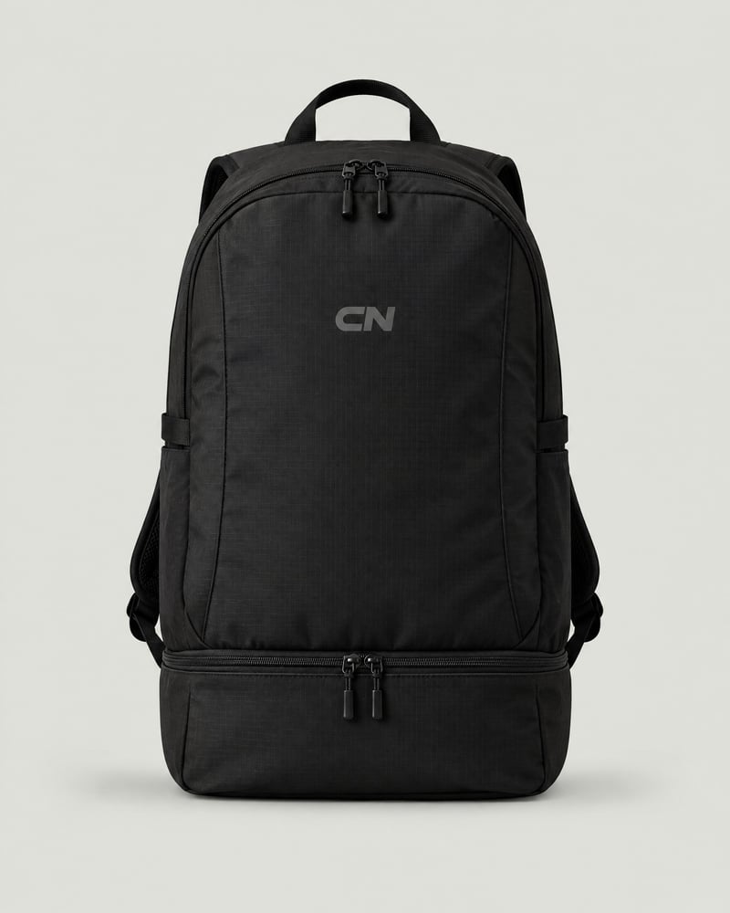 Mochila de gimnasio, delante