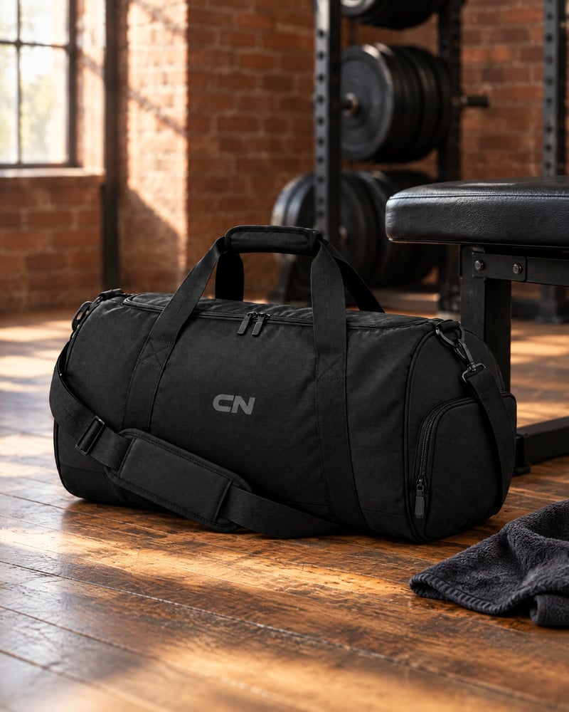 Bolsa de deporte, en la sala